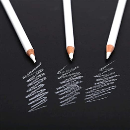 White Charcoal Pencils for Sketch Drawing Pencils Professional Sketching