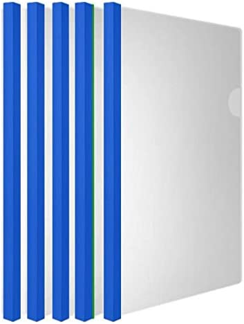 A3 Plastic File Folder 10mm Sliding Bar Report Covers, 30 Sheet Capacity, File Folders Organizer Binder.