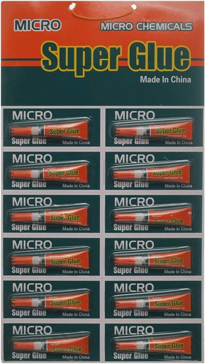 Micro - Super Glue - Net weight 2 G - 1 Tube