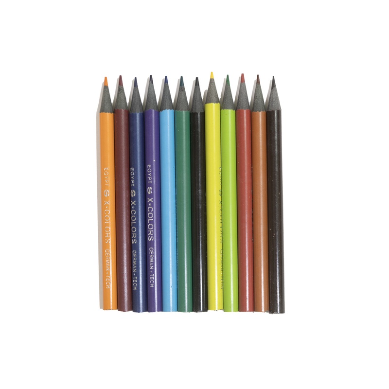 X-colors -set of 12 colored smart pencils