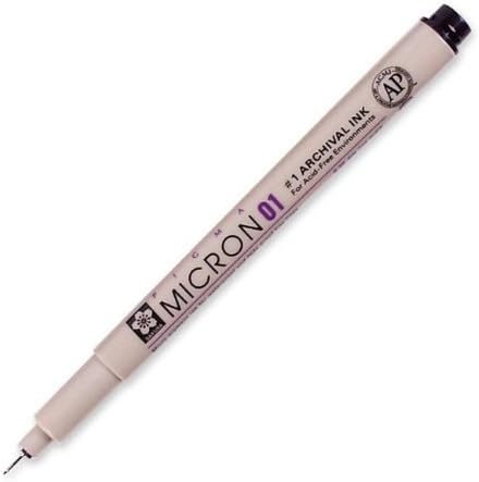 Micron - Fineliner - Water and Fade proof - Pigment ink - 0.1