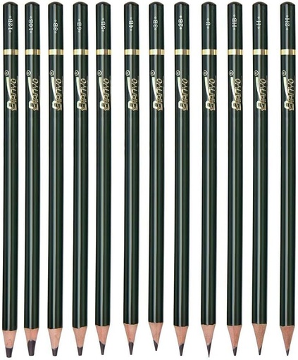 pencil Graphite - 10B - Black cover- Biayno