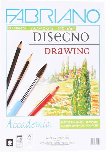 اسكتش رسم فبريانو 140 جرام - مقاس  A3