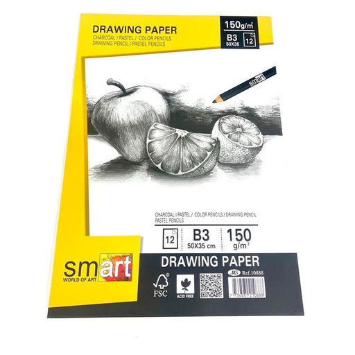 اسكتش رسم - مقاس ثمن فرخ - مصرى الوان مختلفه - 12 شيت - 150 جرام