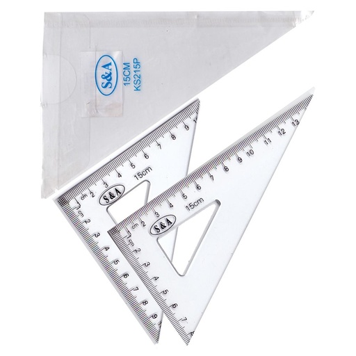Ttriangle set 30 - 60 from S&A - 20 cm & 28 cm