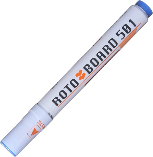  Roto board 501 White board chisel tip marker - blue