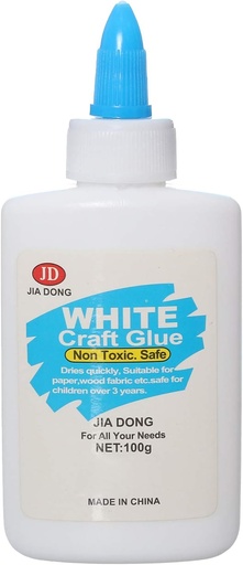 White craft Glue JG2060 - non toxic-safe - suitable for paper cardboard, wood, and fabris and safe for children over