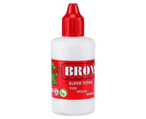 Brons White craft Glue 50 gr- non toxic-safe - suitable for paper cardboard, wood, and fabris and safe for children over