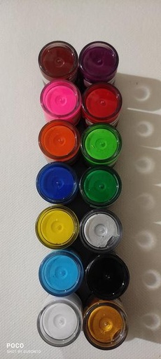 Titi- Poster, Gouache Color  - Pot 30ml - Multi colors
